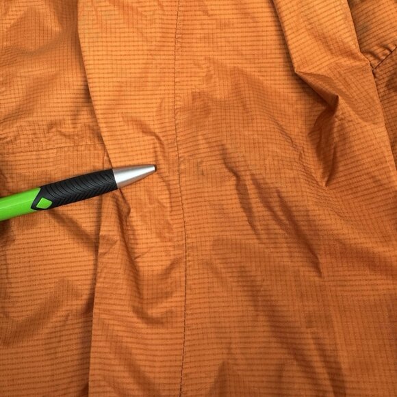 Mountain Hardwear Jacket Men L Orange Conduit Silk Rain Waterproof Shell Read* - Picture 14 of 16